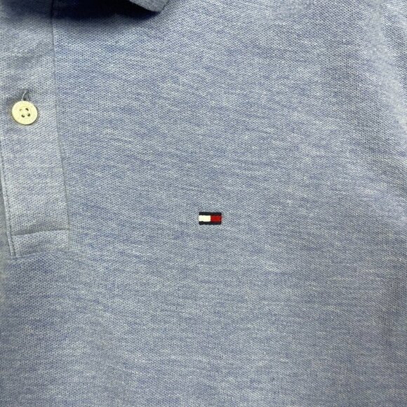 Men's Tommy Hilfiger Blue Short Sleeve Polo Shirt size XL - Picture 2 of 4